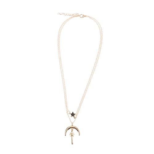 NXNONEPD Layered Neck -Kette Halsketten für Frau Halskette Frauen Schmuck Schlüsselbein Anhänger Mode Neckkettenlegierung NXNONEPD Layered Neck -Kette Halsketten für Frau Halskette Frauen Schmuck Schlüsselbein Anhänger Mode Neckkettenlegierung von NXNONEPD
