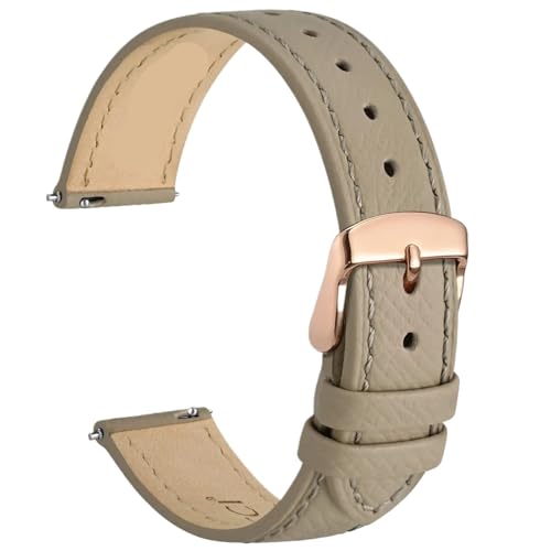 NXNONEPD Leder -Uhren -Gurt -Ersatz Schnellveröffentlichung Lederband Unisex von NXNONEPD