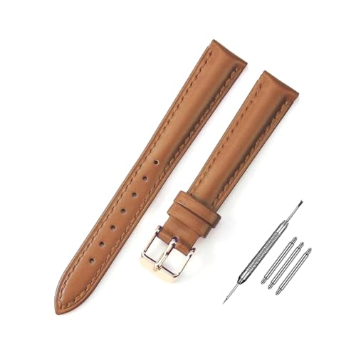 NXNONEPD Leder Uhrengurt 10mm - 24 mm Frauen Uhren Ersatz Armbänder Installationswerkzeuge von NXNONEPD