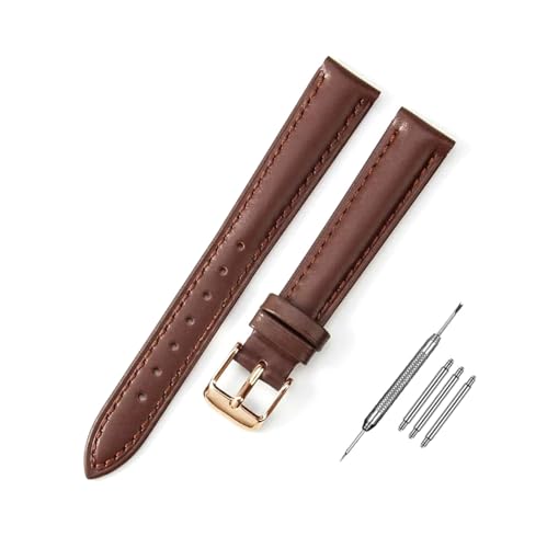 NXNONEPD Leder Uhrengurt 10mm - 24 mm Frauen Uhren Ersatz Armbänder Installationswerkzeuge von NXNONEPD