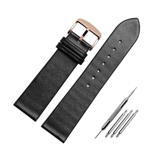 NXNONEPD Leder Watchband 12mm - 22mm Uhren Armband mit Pin Schnalle Uhren Ersatzzubehör von NXNONEPD