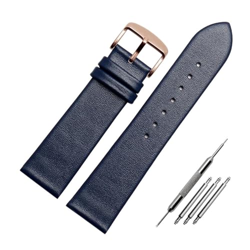 NXNONEPD Leder Watchband 12mm - 22mm Uhren Armband mit Pin Schnalle Uhren Ersatzzubehör von NXNONEPD