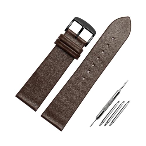 NXNONEPD Leder Watchband 12mm - 22mm Uhren Armband mit Pin Schnalle Uhren Ersatzzubehör von NXNONEPD