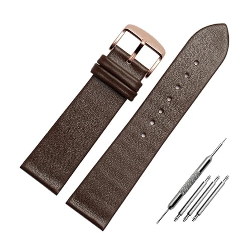 NXNONEPD Leder Watchband 12mm - 22mm Uhren Armband mit Pin Schnalle Uhren Ersatzzubehör von NXNONEPD