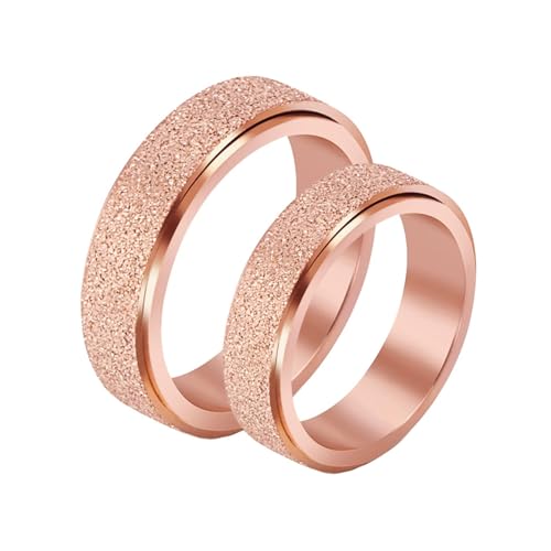 NXNONEPD Mannringe, rotierende Frauenringe, Edelstahl-Ring-Juwelier-Schmuckschmuck von NXNONEPD