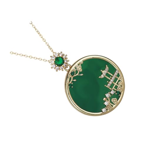 NXNONEPD Mode Naturstein Halskette Chalcedony Anhängerkette Frauen elegant Dec NXNONEPD Mode Naturstein Halskette Chalcedony Anhängerkette Frauen elegant Dec von NXNONEPD