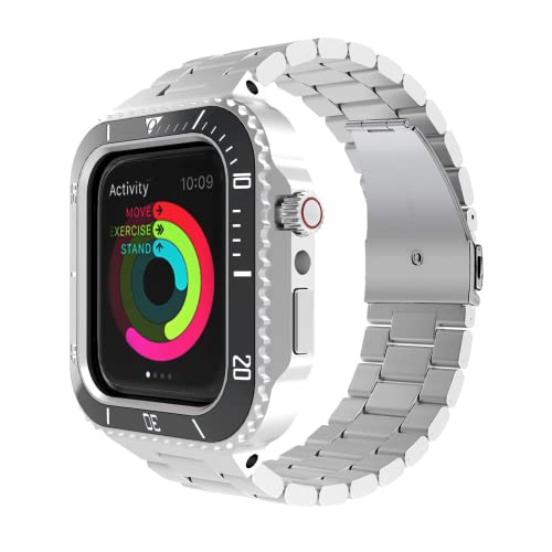 NXNONEPD Modifikations -Kit -Riemen für Band 45 mm 44mm Metallkoffer Ceramics Stoßfänger Mod Kit Cover für iWatch 8 7 6 5 4 se Gummigürtel NXNONEPD Modifikations -Kit -Riemen für Band 45 mm 44mm Metallkoffer Ceramics Stoßfänger Mod Kit Cover für iWatch 8 7 6 5 4 se Gummigürtel von NXNONEPD