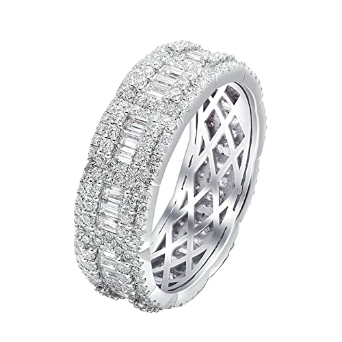 NXNONEPD Moissanite Eherieband Frauen, Ewigkeit weiß einzigartige Versprechen Ringe NXNONEPD Moissanite Eherieband Frauen, Ewigkeit weiß einzigartige Versprechen Ringe von NXNONEPD