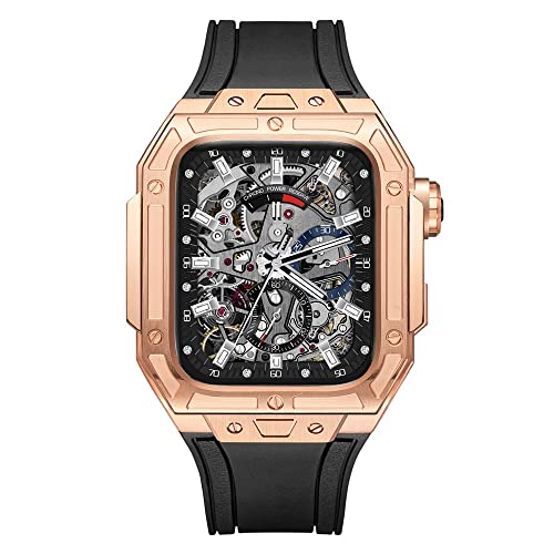 NXNONEPD Neueste Style Watch Case ， für Band 7 8 Ultra 45 -mm Luxus -Modifikation Kit für IWatch 8 7 45 mm Fluor -Gummi -Gummi mit Werkzeug von NXNONEPD