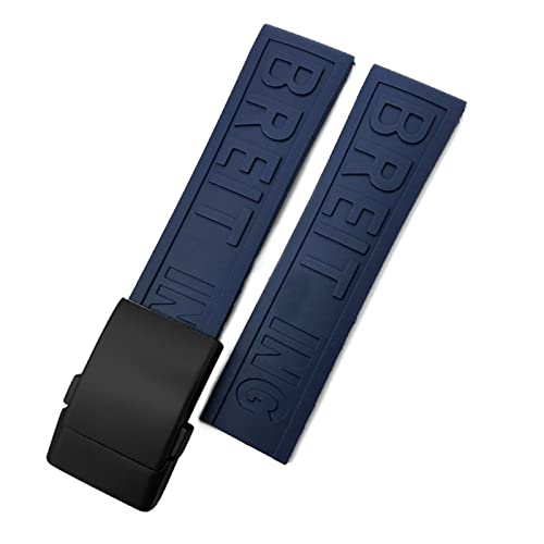 NXNONEPD Rubber Watchband 22 mm 24 mm für Superocean Heritage Avenger Challenger gewebt von NXNONEPD