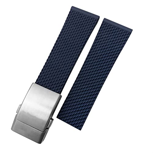 NXNONEPD Rubber Watchband 22 mm 24 mm für Superocean Heritage Avenger Challenger gewebt von NXNONEPD