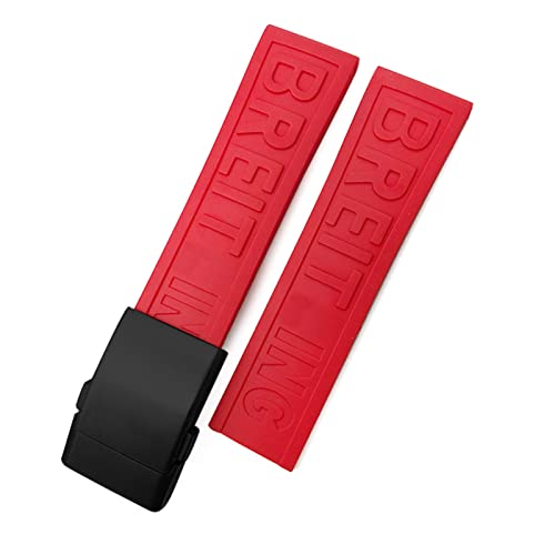 NXNONEPD Rubber Watchband 22 mm 24 mm für Superocean Heritage Avenger Herausforderer gewebt von NXNONEPD