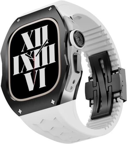 NXNONEPD Titanienlegungs -Watch -Hülle Gummiband von NXNONEPD