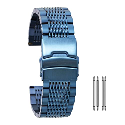 NXNONEPD Uhrengurt Fashion Blue Watch Armband Herren Uhrengurt 22 mm 20 mm 18 mm 24 mm Edelstahlgurt Luxus Uhrengurt Armband NXNONEPD Uhrengurt Fashion Blue Watch Armband Herren Uhrengurt 22 mm 20 mm 18 mm 24 mm Edelstahlgurt Luxus Uhrengurt Armband von NXNONEPD