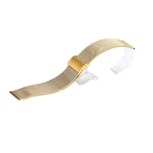 NXNONEPD Uhrengurt universelle Einzelschnalle mit 16 mm 18 mm 20 mm 22 mm silbernen Edelstahl -Stahlgurt -Ersatzarmband Armband von NXNONEPD