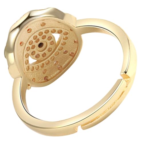 NXNONEPD Verstellbare Fingerring -Charme Ohrringe Ringe für Frauen zappeln Frauen Schmuck Halsketten Armband Halskette Damen Finger Eye Kostüm Sizer Armbänder Evil Eye Band en en von NXNONEPD