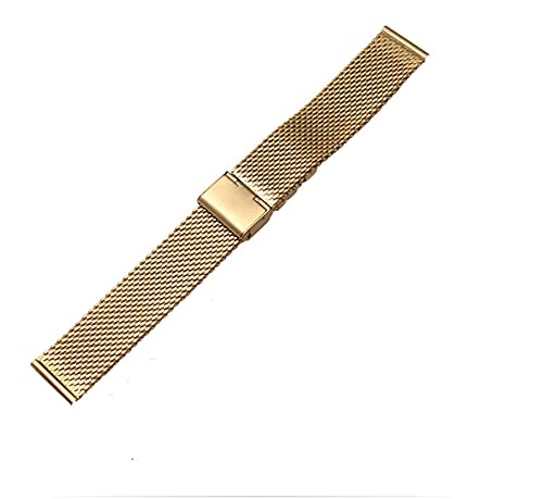 NXNONEPD Wachgurt Edelstahl Uhren -Maschengurt dicke Drahtschnalle 1.0 Draht 18 20 22 24 -mm Uhrenband von NXNONEPD