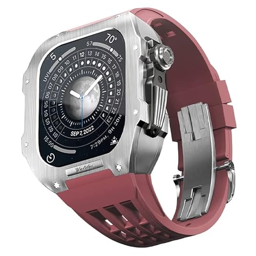NXNONEPD Watch Case Band ， für das Gehäuseband 44 mm 45 mm Metallrahmen -Gurtzubehör ， für die IWatch -Serie 8 7 6 5 Se Ersetzen ， mit Tool von NXNONEPD