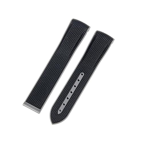 NXNONEPD Watch -Gurt für Omega Planet Gelenkname Serie 20mm Matching Color Silicon Watch Band Bogen Schnittstelle wasserdichte Ersatzbänder () von NXNONEPD