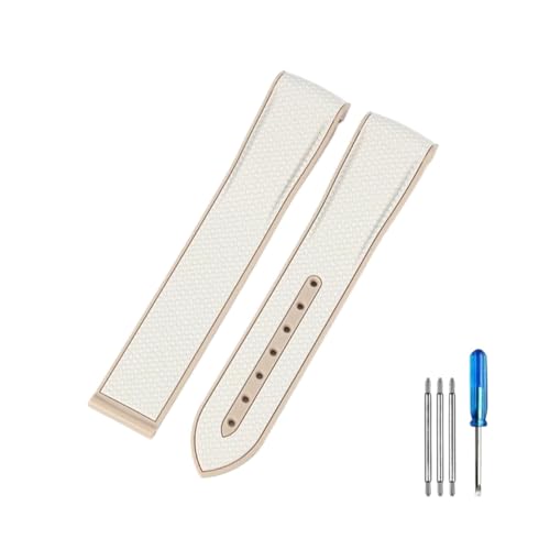 NXNONEPD Watch -Gurt für Omega Planet Gelenkname Serie 20mm Matching Color Silicon Watch Band Bogen Schnittstelle wasserdichte Ersatzbänder () von NXNONEPD