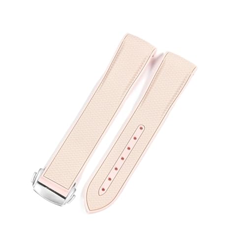 NXNONEPD Watch -Gurt für Omega Planet Gelenkname Serie 20mm Matching Color Silicon Watch Band Bogen Schnittstelle wasserdichte Ersatzbänder () von NXNONEPD