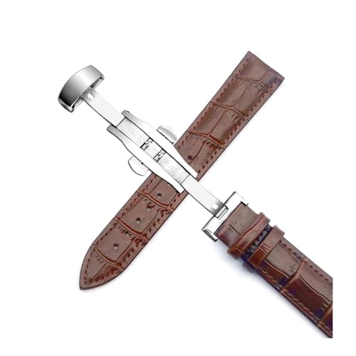 NXNONEPD WatchBand 14mm - 24mm echte Lederarmbandmänner Universal Ersatzwache Band Uhr Accessoires von NXNONEPD