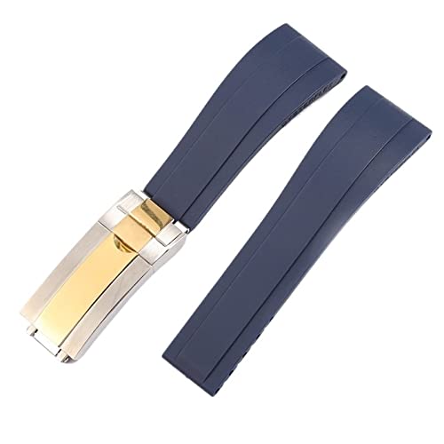 NXNONEPD WatchBand für Silicon Water of Watch Gurt Watch Accessoires Gummi -Uhr -Ketten -Uhr -Schnalle mit Logo Uhrengurt von NXNONEPD