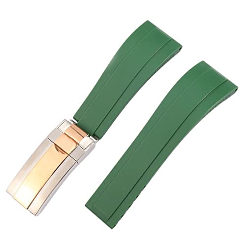 NXNONEPD WatchBand für Silicon Water of Watch Gurt Watch Accessoires Gummi -Uhr -Ketten -Uhr -Schnalle mit Logo Uhrengurt von NXNONEPD