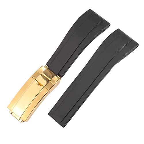 NXNONEPD Watchband für Silicon Water of Watch Gurt Watch Accessoires Gummi -Uhr -Ketten -Uhr -Schnalle mit Logo Uhrengurt von NXNONEPD