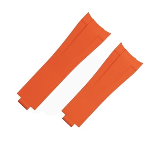 NXNONEPD Wbdwwtd bholsa 20mm gebogenes Ende Fluororubber Uhren Bänder für U -Boot Daytona GMT Naturkautschuk FKM verlängert Uhrengurt Gleitschnalle von NXNONEPD