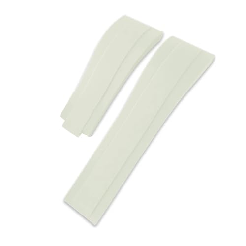 NXNONEPD Ysjngf Natural Gummi Watchband 20mm geeignet für Yatch Master GMT Silicon Watch Armband von NXNONEPD