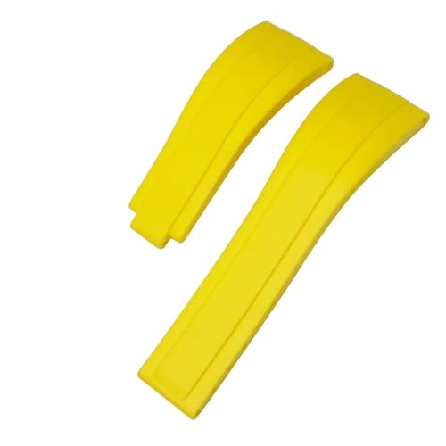 NXNONEPD Ysjngf Natural Gummi Watchband 20mm geeignet für Yatch Master GMT Silicon Watch Armband von NXNONEPD