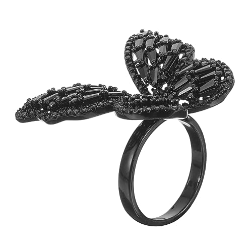 NXNONEPD Zirkon Schmetterling Offener Ring Biene baumeln von NXNONEPD