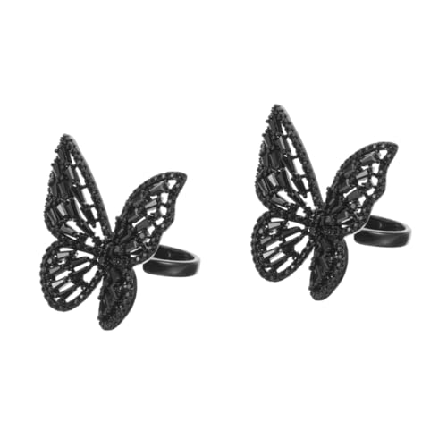NXNONEPD Zirkon Schmetterling Offener Ring Biene baumeln NXNONEPD Zirkon Schmetterling Offener Ring Biene baumeln von NXNONEPD
