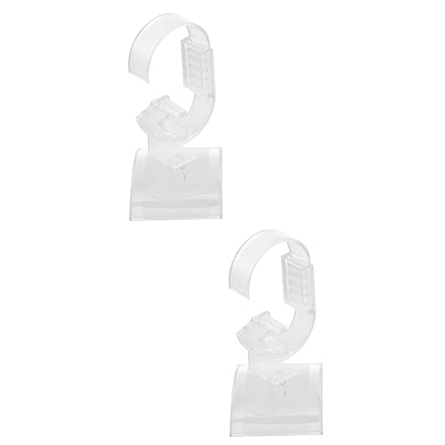 Stand für Uhren 6 PCs Watchhalter Basis Armbandhalter Watchhalter für Männer Stirnbandhalter Organisator Männer Uhren Clear Watch Ständer für Frauenmanschettenarmband Acryl Miss Schmuck Haar Ring von NXNONEPD