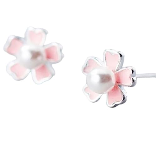jewelry New 2025 Charm Pink Enamel Plant Stud Earrings Pearl Jewelry Cute Hypoallergenic Female Gift With For You jewelry jewelry New 2025 Charm Pink Enamel Plant Stud Earrings Pearl Jewelry Cute Hypoallergenic Female Gift With For You jewelry von NXNONEPD