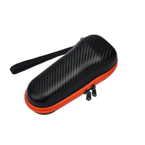 Tragbare Aufbewahrungsbox for Elektrorasierer Aus Eva, Reise-Tragetasche for Rasierer, Schützende Aufbewahrungstasche, Stoßfester Rasierer-Organizer for Männer(Orange) von NXTIBRAV