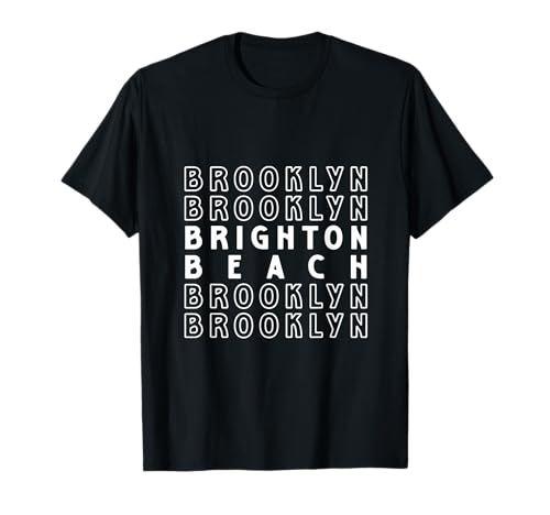Brighton Beach Retro Thank You Kinder Männer Frauen Geschenk T-Shirt Brighton Beach Retro Thank You Kinder Männer Frauen Geschenk T-Shirt von NYC Borough Pride Products