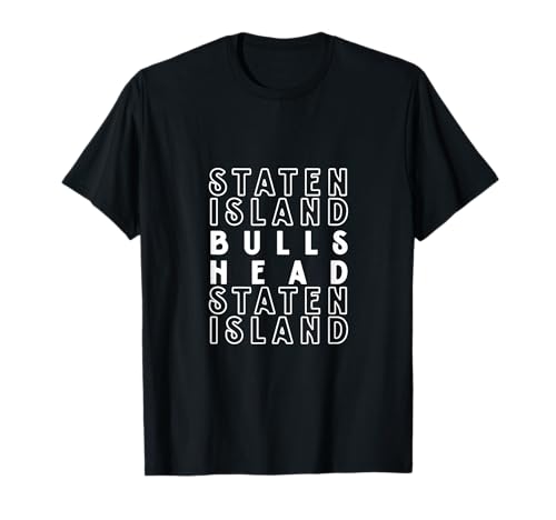 Bulls Head Staten Island Dankeschön Kinder Männer Frauen Geschenk T-Shirt von NYC Borough Pride Products