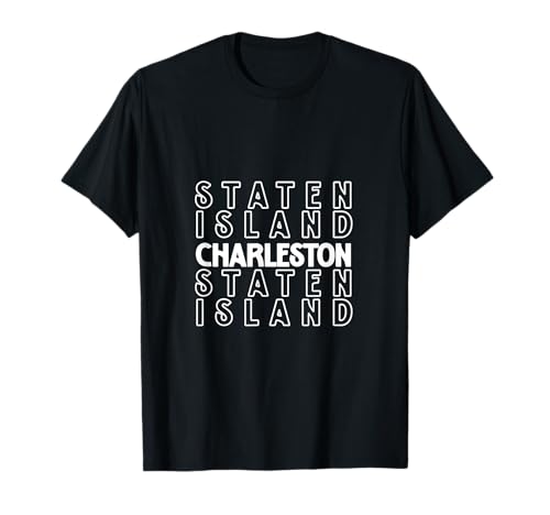 Charleston Staten Island Retro Dankeschön Kinder Männer Frauen Geschenk T-Shirt Charleston Staten Island Retro Dankeschön Kinder Männer Frauen Geschenk T-Shirt von NYC Borough Pride Products