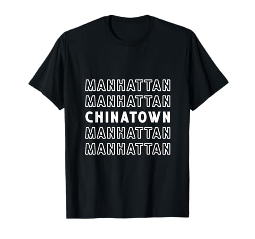 Chinatown NYC Retro Dankeschön Kinder Männer Frauen Geschenk T-Shirt von NYC Borough Pride Products