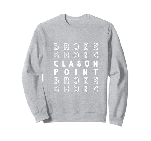 Clason Point Bronx Retro Dankeschön Kinder Männer Frauen Geschenk Sweatshirt von NYC Borough Pride Products