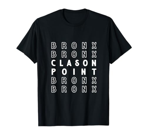 Clason Point Bronx Retro Dankeschön Kinder Männer Frauen Geschenk T-Shirt Clason Point Bronx Retro Dankeschön Kinder Männer Frauen Geschenk T-Shirt von NYC Borough Pride Products