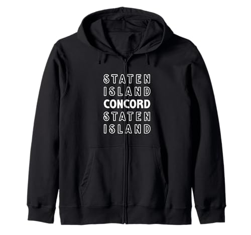 Concord Staten Island Retro Dankeschön Kinder Männer Frauen Geschenk Kapuzenjacke Concord Staten Island Retro Dankeschön Kinder Männer Frauen Geschenk Kapuzenjacke von NYC Borough Pride Products