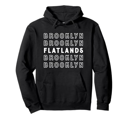 Flatlands Brooklyn NYC geeignet für Männer und Frauen. Pullover Hoodie Flatlands Brooklyn NYC geeignet für Männer und Frauen. Pullover Hoodie von NYC Borough Pride Products