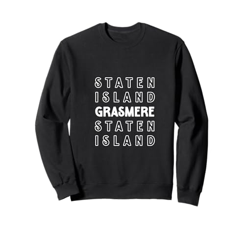Grasmere Staten Island NYC geeignet für Männer und Frauen. Sweatshirt Grasmere Staten Island NYC geeignet für Männer und Frauen. Sweatshirt von NYC Borough Pride Products