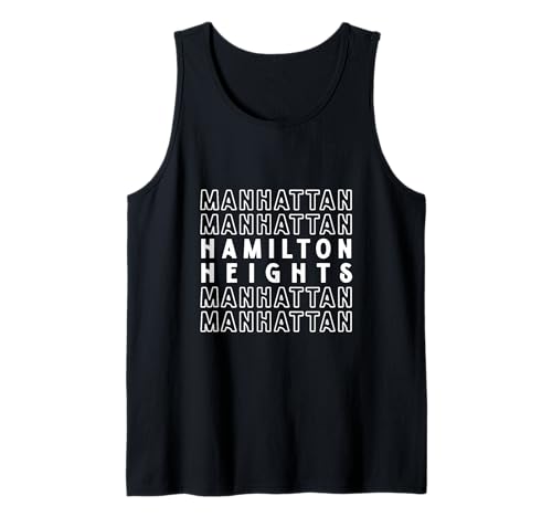 Hamilton Heights NYC Geeignet für Männer und Frauen. Tank Top Hamilton Heights NYC Geeignet für Männer und Frauen. Tank Top von NYC Borough Pride Products