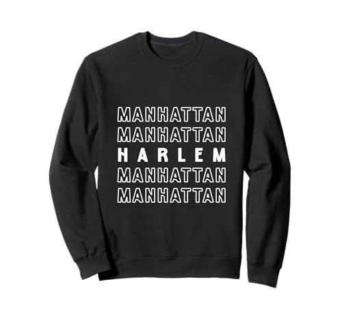 Harlem Manhattan NYC Geeignet für Männer und Frauen. Sweatshirt Harlem Manhattan NYC Geeignet für Männer und Frauen. Sweatshirt von NYC Borough Pride Products