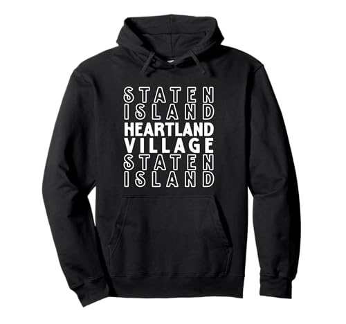 Heartland Village Staten Island NYC geeignet für Männer und Frauen. Pullover Hoodie von NYC Borough Pride Products