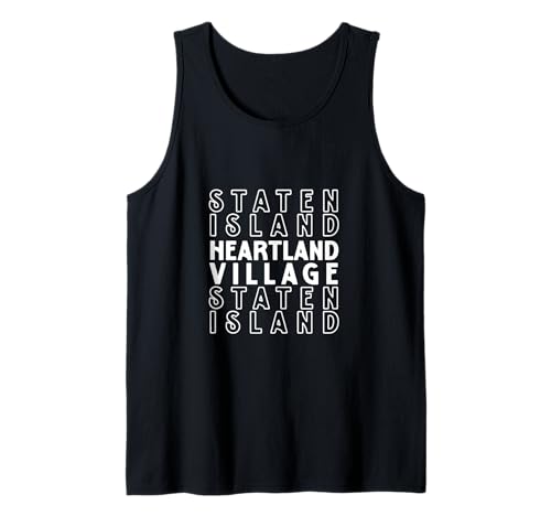 Heartland Village Staten Island NYC geeignet für Männer und Frauen. Tank Top von NYC Borough Pride Products